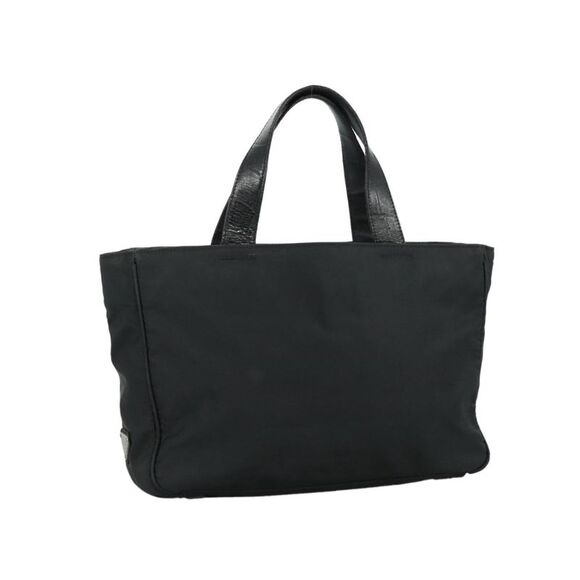 Pre Loved Prada Nylon Tote Bag Black Style Women Handbags - Picture 1 of 8